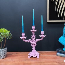 Ornate Soft Pink Flock