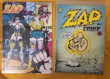 Zap Comics Lot (2) #s 0 & 12