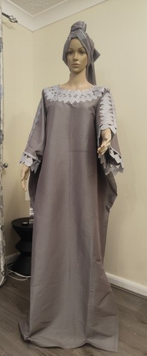 Luxury grey boubou bubu - luxury,