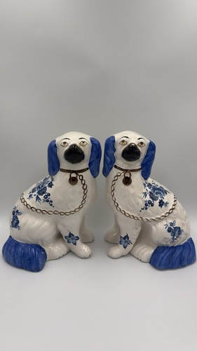 Pair vintage staffordshire - pair,