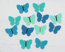Cardstock Butterflies Teal