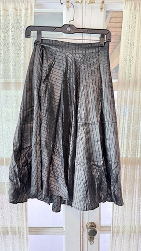 Vintage black taffeta - taffeta, circle