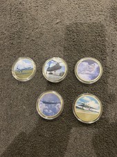 RAF Gold Plated Coin Medals by