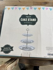 3 Tier Cake Stand Glass Muffin