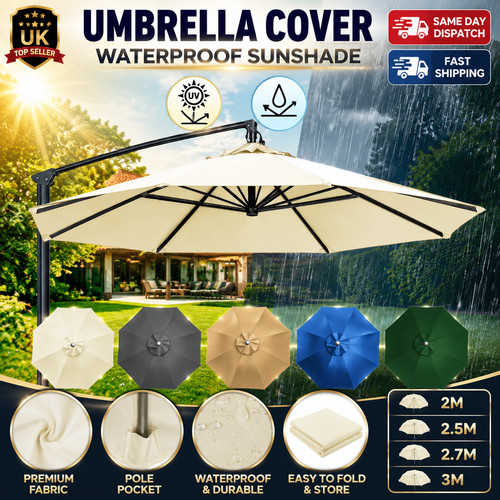 3m round garden - 2.5/2.7/3m,