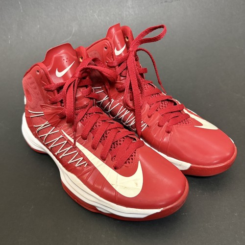 Nike hyperdunk red - red/white, high