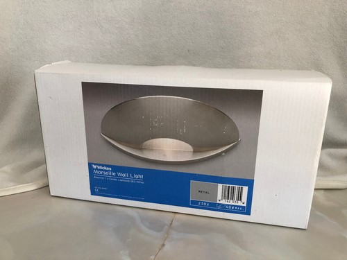 Wickes marseille wall light - wickes,