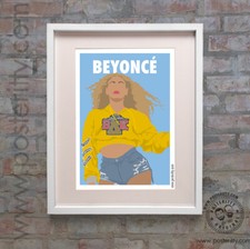 BEYONCE KNOWLES Coachella Minimalist Female Icon Print Minimal Women Poster Art