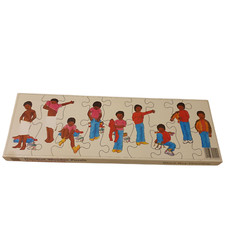 Vintage Retro Wooden Jigsaw