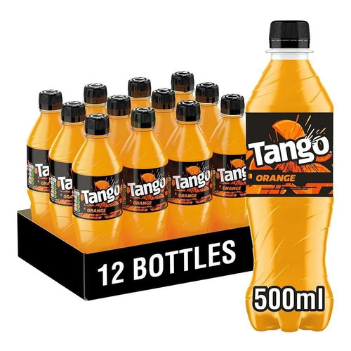 Tango orange fizzy soft drink - fizzy,