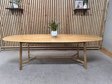 Gallery Direct Madrid Extending Oval  Dining Table Oak RRP £1440