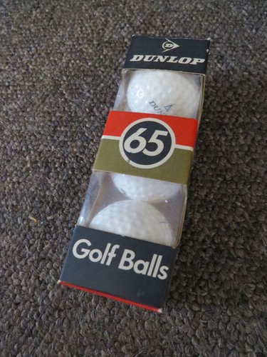 Vintage dunlop golf balls - dunlop, 65