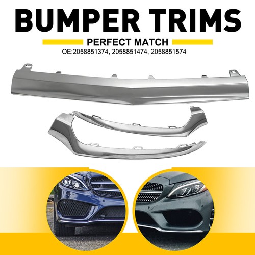 Chrome black front bumper - chrome/black,