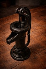 Antique cast iron water - cast,