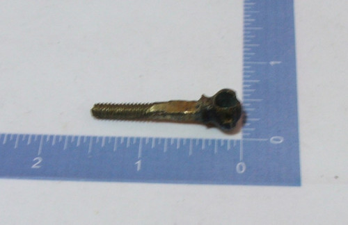 Antique brass swan neck drawer - neck,