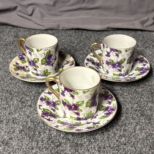 Inarco violet floral - inarco, demitasse