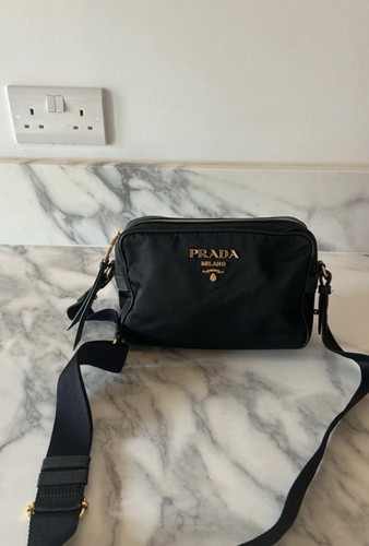 Prada milano black tessuto - black,