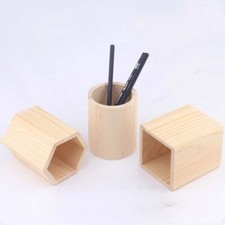 1pc wood desk - wood, pen