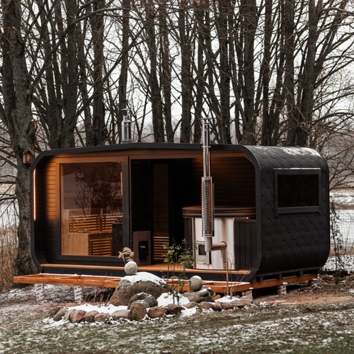 Sauna hot tub combo outdoor - tub, combo,