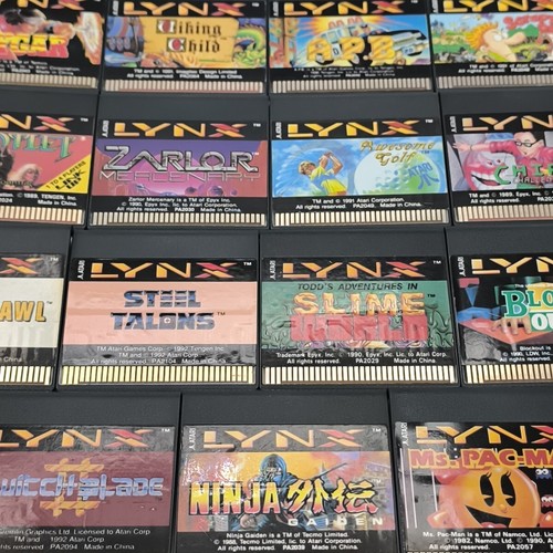 Atari lynx games - atari,