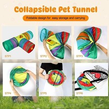 Foldable Rainbow Tunnel Tube