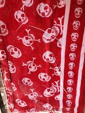 Dark Red Skull Ladies Designer