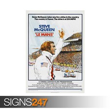LE MANS poster steve mcqueen racing movie art print wall decor A0 A1 A2 A3
