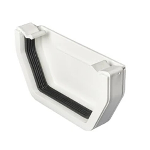 Gutter external stop - external, cap