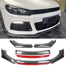 Carbon fiber red front - carbon,