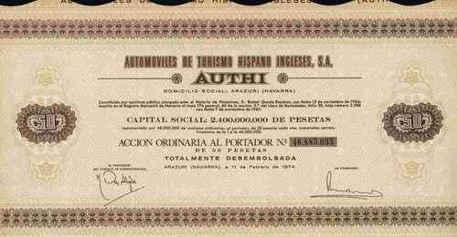 Authi automóviles turismo - automóviles, de