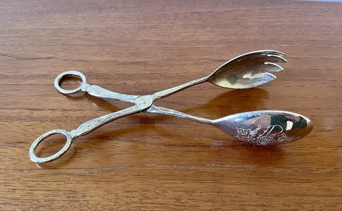 Silver plated scissor - plated,