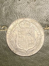 1906 Edward VII Silver Half