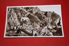 QE II , Postcard 1950's, Holyhead , Suspension Bridge, South Stack Rock, Wales