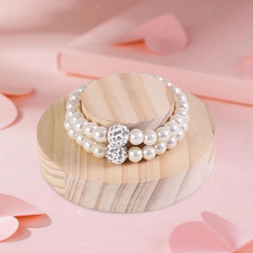 Wooden bracelet display stand - bracelet,