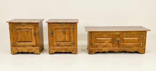 Vintage white clad solid - clad, oak