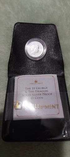 2001 british silver proof - 2001, £1