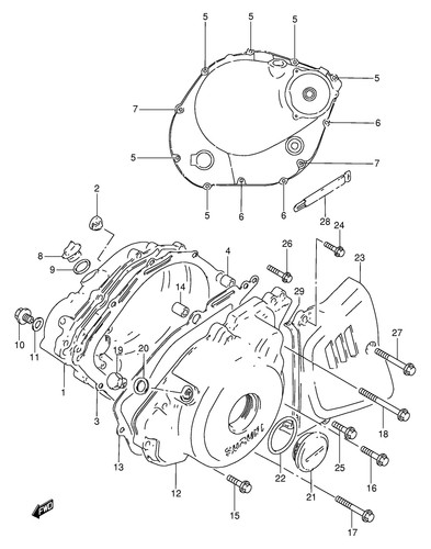 Suzuki genuine bolt - bolt, x