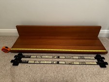 Tapley 33 wide Floating Shelf, Teak Effect with Mounting Brackets