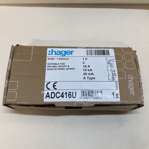 Hager adc416u 16a - 16a, 30ma