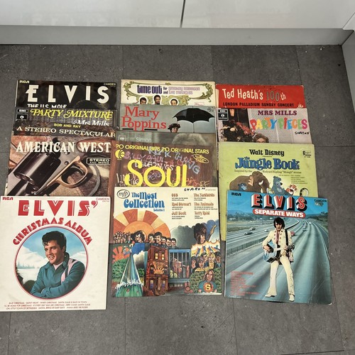 Vinyl records job lot - job, 12
