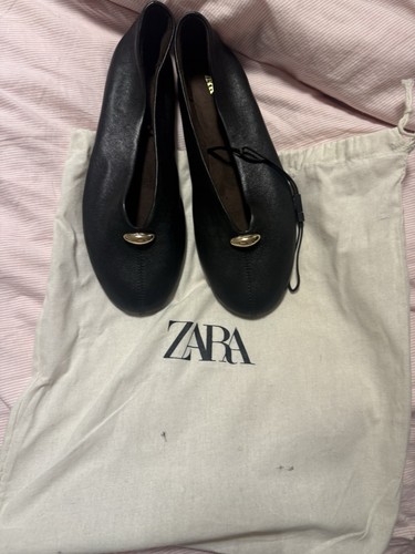 Size zara leather - zara, black