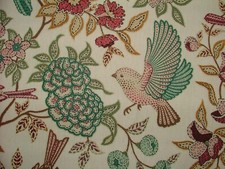 Floral Cotton Curtain Fabric 2