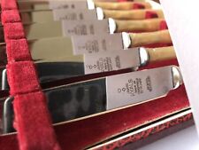 Vintage James Ryals MOP handled Tea/butter Knife Set