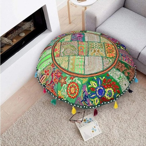 Indian handmade floor round - indian,