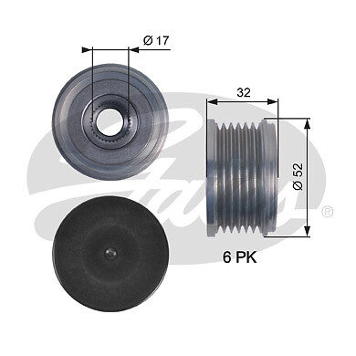 Gates oap7140 alternator - gates,
