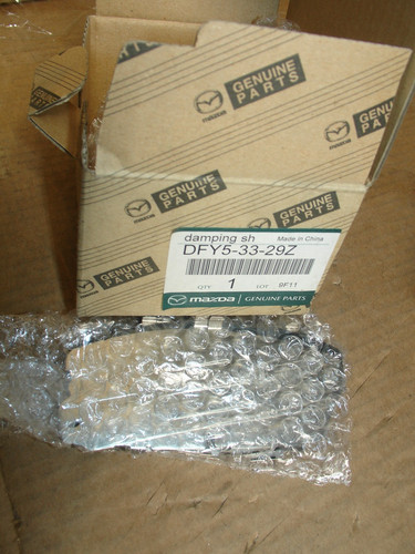 Dfy53329z front brake pad shim - dfy53329z,