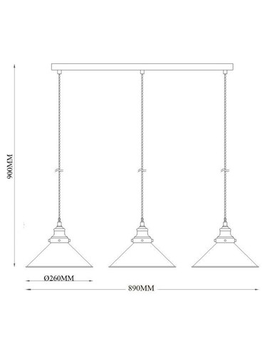 John lewis tobias pendant - tobias, 3