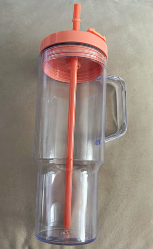 Clear plastic tumbler cup - plastic,