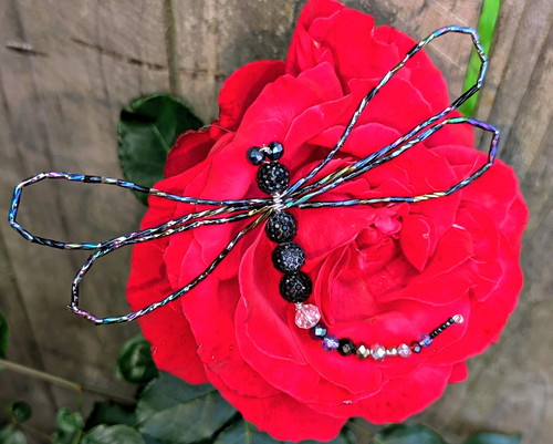 Handmade dragonfly sun catcher - handmade,