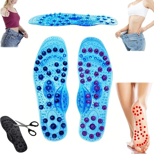 Magnetic massage shoe insoles - magnetic,